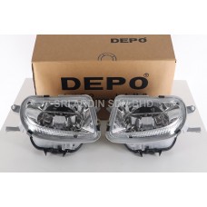 Mercedes E Class W210 99-01 Chrome Crystal Fog Lamp